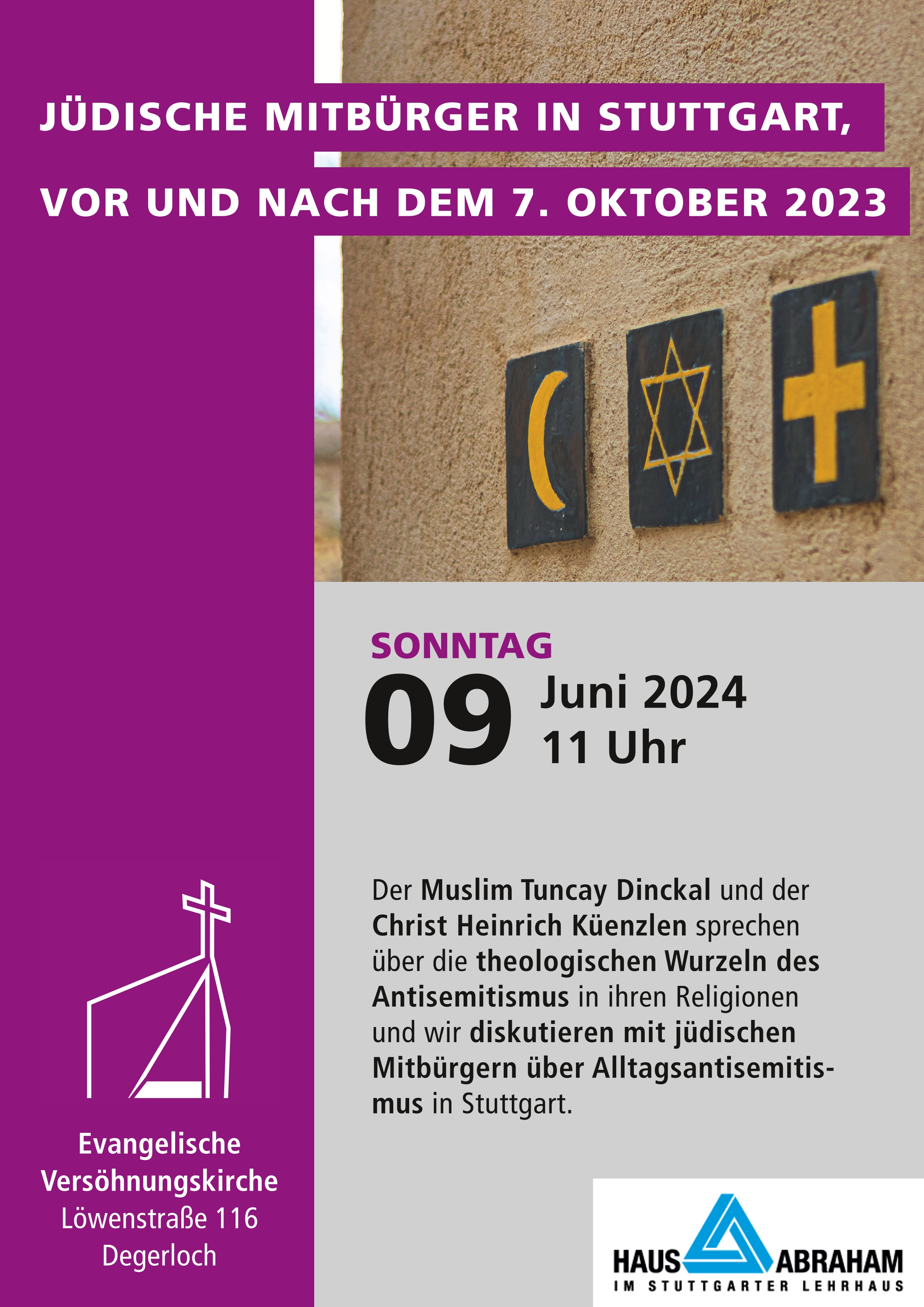 2024 06 09 HausAbraham GD Vershnungskirche Degerloch